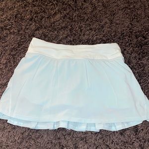 Lululemon tennis skirt with bike shorts size 4